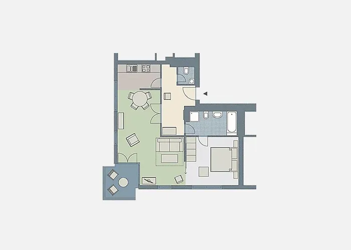 Kaiservillen - Mit 1 Schlafzimmer Und Balkon D232 * هيرينجسدورف